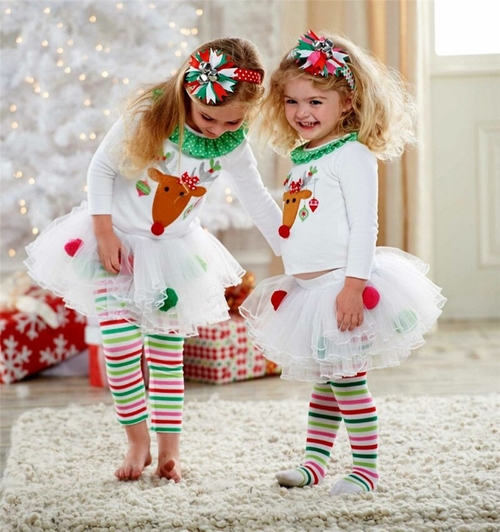 2020 New Year Costume Infant Baby Girls Christmas