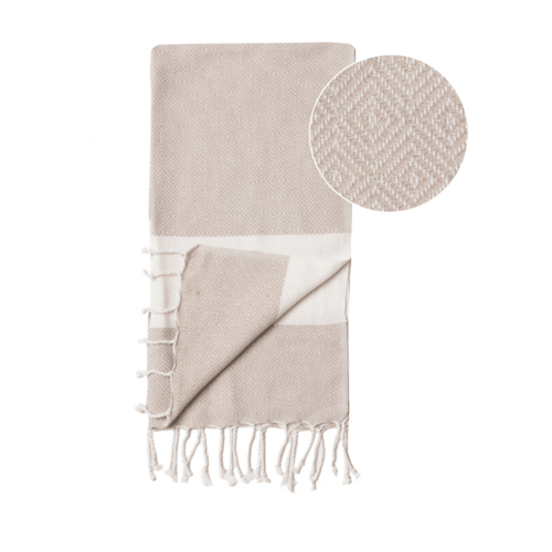 Tea Hand Towel Diamant Beige
