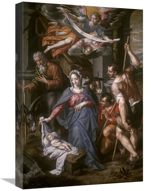 Global Gallery GCS-281960-22-142 22 in. The Adoration of the Shepherds