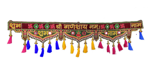 Shubh Labh Ganesh Toran Bandarwal For Main Door Toran