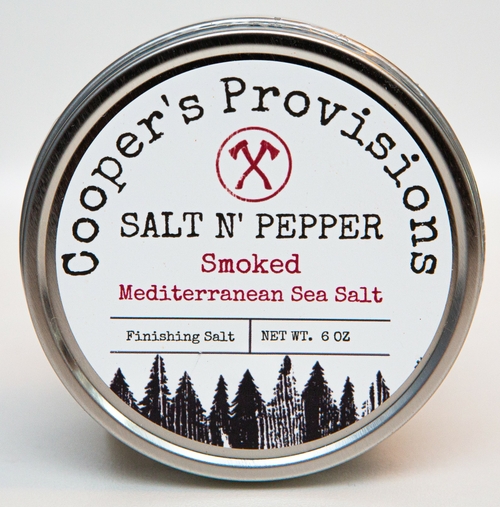 "Salt N' Pepper" Smoked Mediterranean Sea Salt