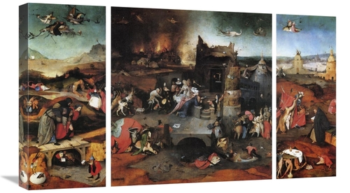 Global Gallery GCS-372617-30-142 30 in. The Temptation of St Anthony A
