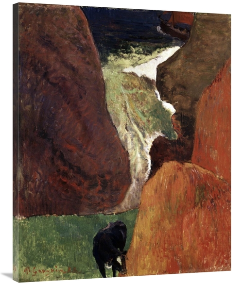 Global Gallery GCS-277621-40-142 40 in. Above the Abyss Au Dessus Du G