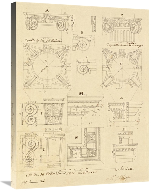 Global Gallery GCS-453968-2432-142 24 x 32 in. Plate 20 for Elements o