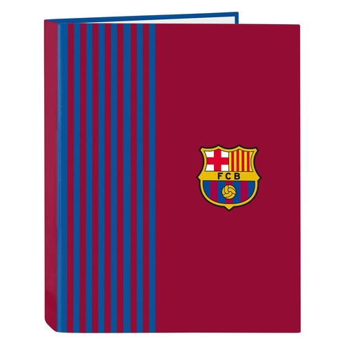 Ring binder F.C. Barcelona Maroon Navy Blue A4 (26.5 x 33 x 4 cm)