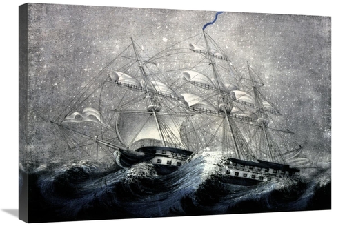 Global Gallery GCS-283005-30-142 30 in. A Squall off Cape Horn Art Pri