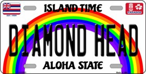 Smart Blonde LP-12553 6 x 12 in. Diamond Head Novelty Metal License Pl