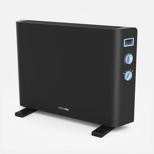 Digital Heater Universal Blue 452-UCONV2000 Black 2000 W