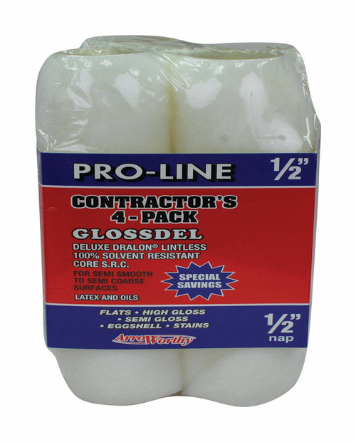 Arroworthy 1807288 Pro-Line Glossdel Dralon 0.5 x 9 in. Paint Roller C