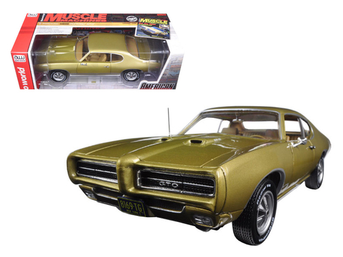 1969 Pontiac GTO Hardtop Antique Gold \Hemmings Muscle Magazine\"