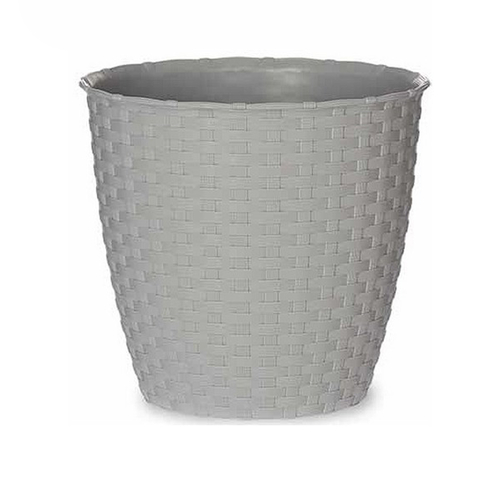 Plant pot Stefanplast 3872119 Grey Plastic 19 x 17,5 x 19 cm