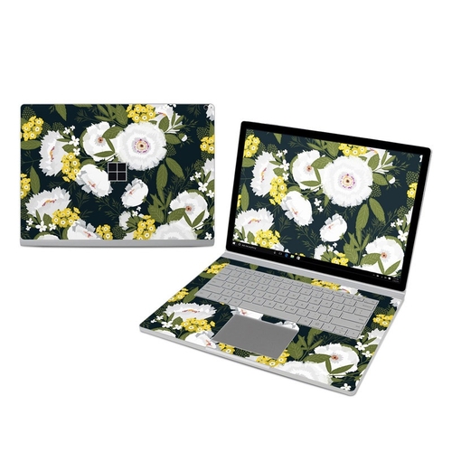 DecalGirl MSB35-FLEURN Microsoft Surface Book 3 15 in. i7 Skin - Fleur