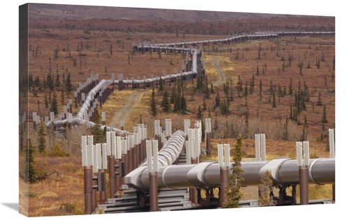 Global Gallery GCS-395744-2030-142 20 x 30 in. Oil Pipeline Crossing T