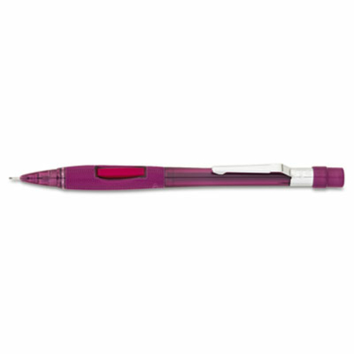 Quicker Clicker Mechanical Pencil  0.9 mm  Transparent Burgundy Barrel