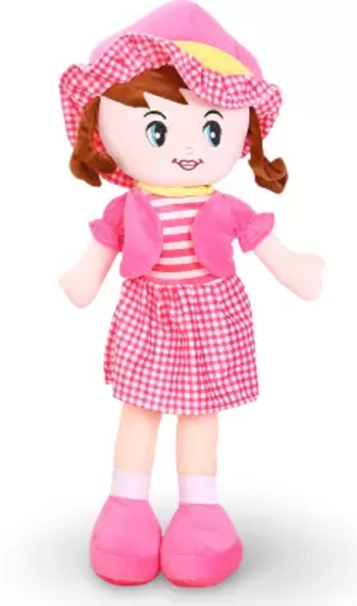 CUTE SOFT WINKY DOLL SOFT TOYS - 60 cm  (Pink)