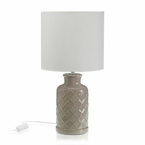 Desk lamp Versa Ceramic Textile (25 x 50 x 25 cm)