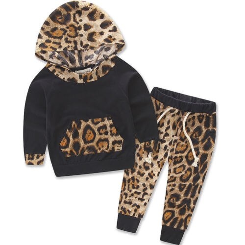 Newborn Baby Girl Boys 2Pcs Outfit Hooded