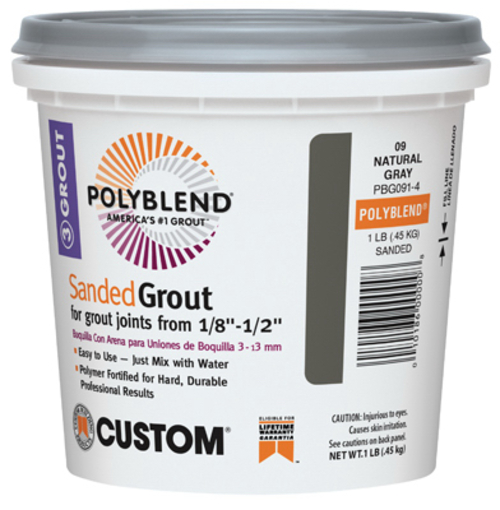 Building Products PBG1221-4 Polyblend Linen Sanded Repair Grout