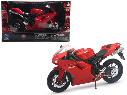 Ducati 1198 Red Motorcycle 1/12 Diecast Model by New Ray