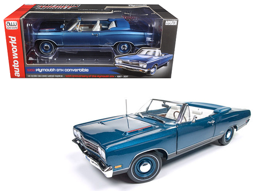 1969 Plymouth GTX Convertible Jamaican Blue Poly Limited Edition to