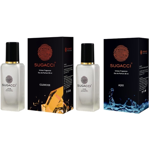 S Sugacci Glamour and Aqui  Perfume Combo - Eau de Parfum for Men and