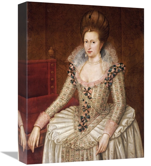 Global Gallery GCS-266164-16-142 16 in. Portrait of Queen Anne of Denm