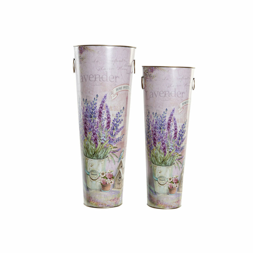 Umbrella stand DKD Home Decor Lavendar Metal Lilac (2 pcs)