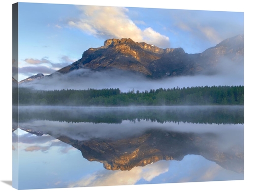 Global Gallery GCS-396670-2835-142 28 x 35 in. Morning Light on Mt Kid