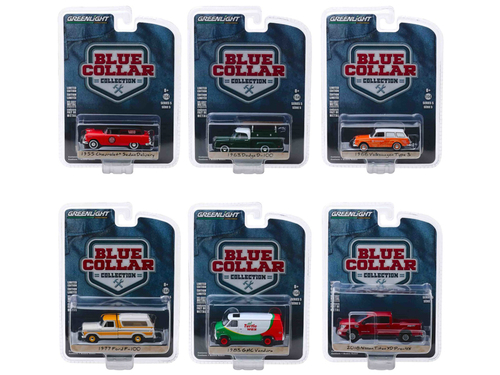 \Blue Collar Collection\" Set of 6 pieces Series 5 1/64 Diecast Model