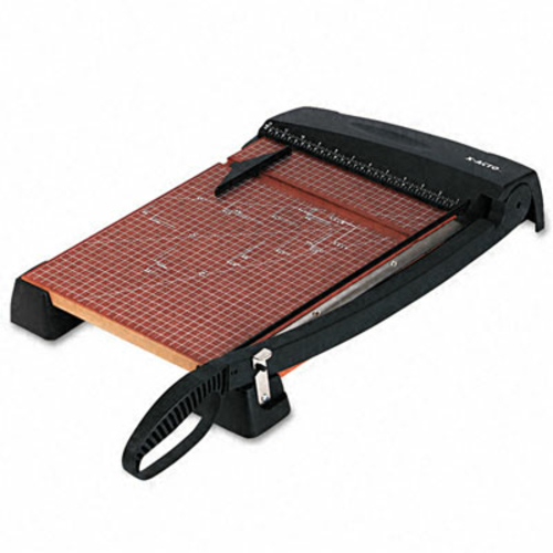 Elmers 26315 Heavy-Duty 18-Sheet Paper Trimmer  Wood Base  15 x 12