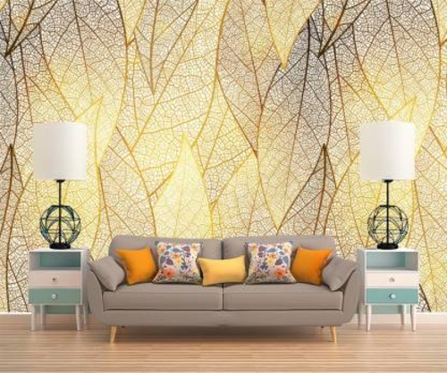 Decorative Yellow Wallpaper 