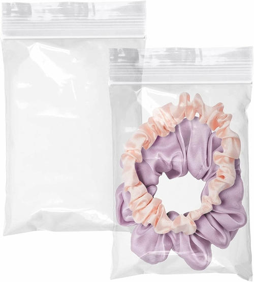 Pack of 1000 Polypropylene Zipper Bags 3 x 4. Thickness 2 mil. Clear