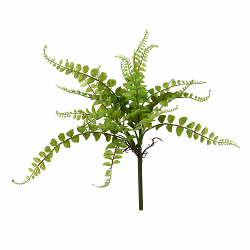 Vickerman FJ180601 16 in. Green Fern Spray 