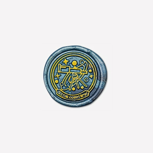 Telescope Star Wax Seal Stamp, Planet Galaxy Wax Stamp