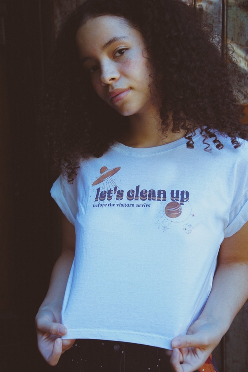 Let's Clean Up Crop-top