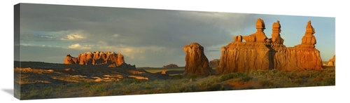 Global Gallery GCS-452095-44-142 44 in. Sandstone Formations, Thre
