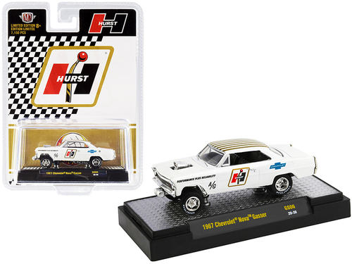 1967 Chevrolet Nova Gasser \Hurst\" Pearl White with Gold Stripes