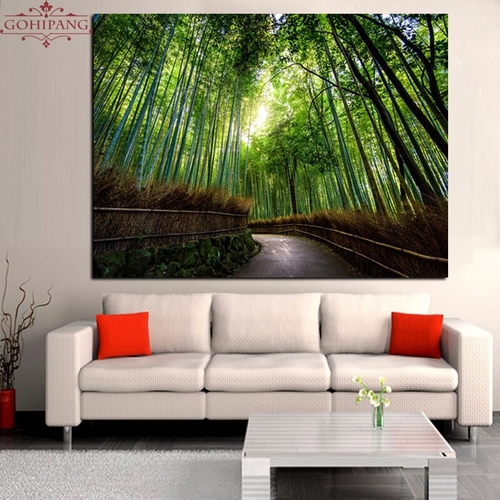 HD Print Picture Wall Art 1 Piece Bamboo