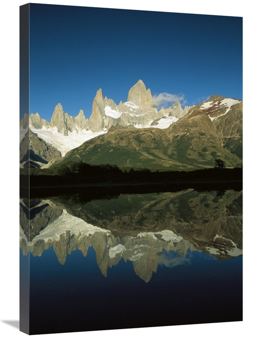 Global Gallery GCS-453412-2030-142 20 x 30 in. Mt Fitzroy Reflected in