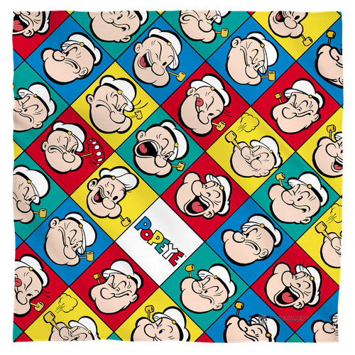 Trevco PYE752-BND1-22x22 22 x 22 in. Popeye & Many Moods Polyster Band