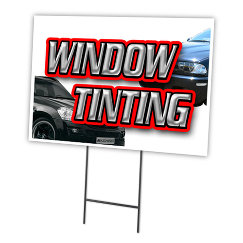 SignMission C-1216-DS-Window Tinting 12 x 16 in. Window Tinting Yard S