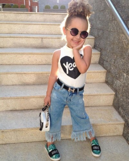 Toddler Baby Kids Girls Sleeveless T shirt Vest