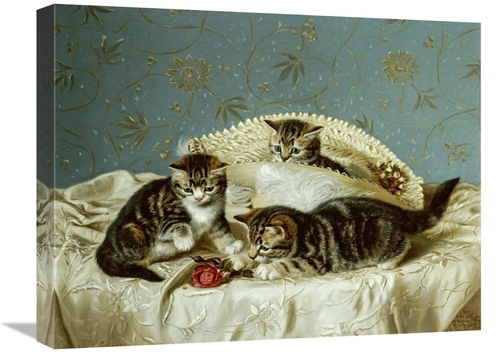 Global Gallery GCS-266105-22-142 22 in. Kittens Up to Mischief Art Pri