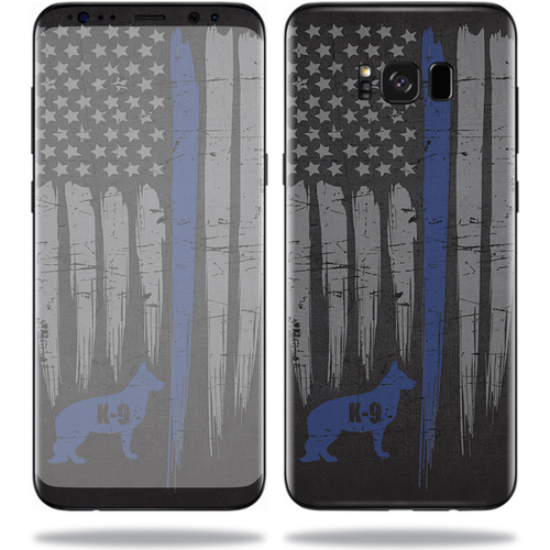 MightySkins SAGS8PL-Thin Blue Line K9 Skin for Samsung S8 Plus - Thin 
