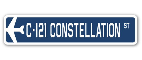 SignMission SSA-C-121 Constellation 4 x 18 in. Air Force Aircraft Mili