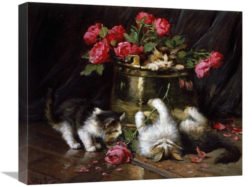 Global Gallery GCS-282222-22-142 22 in. Playful Kittens Art Print - Le