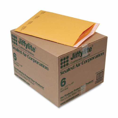 Sealed Air 39097 Jiffylite Self-Seal Mailer  Side Seam  #6  Golden Bro