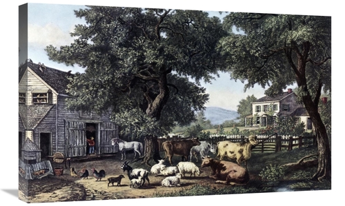Global Gallery GCS-277193-30-142 30 in. Old Homestead Art Print - Curr