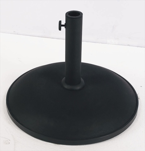 Cb23-Black Concrete Umbrella Base - Black