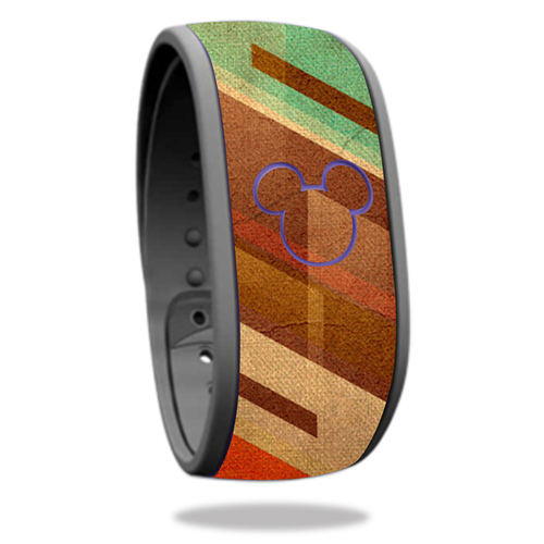 MightySkins DIMABA-Abstract Wood Skin Decal Wrap for Amazon Echo Cover